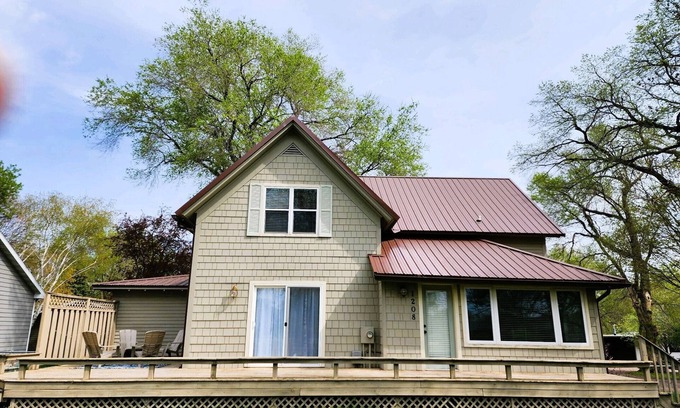 Okoboji House | 1 Block from East Lake!