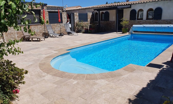 Canohes Villa | 1 double bed 140 - 1 sofa bed for 2 - furnished, fully equipped - 5 mins Perpignan