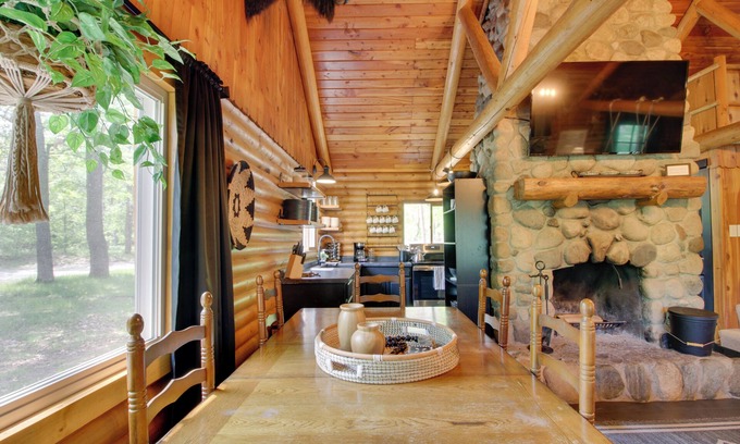 Breezy Point Cottage | 1 Mi to Beach & Lake: Breezy Point Cabin w/Yard!