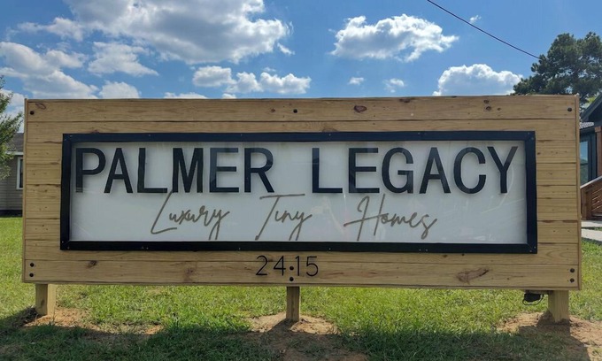 Tuscaloosa House | 1 of 3 Luxury Tiny Homes at PALMER LEGACY- “Gladys Faye“ Unit 3- blue