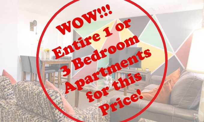 Page Apartment | 1 or 3 Bedroom Apartment with Full Kitchen