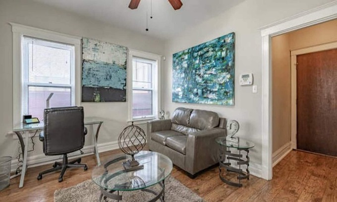 St. Louis Apartment | #102 ❤Charming best location Delmar Loop- Wash U