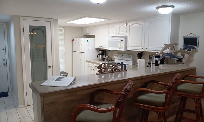 South Padre Island Condo | 107 SEASCAPE CONDOMINIUMS BEACH SIDE GROUND FLOOR