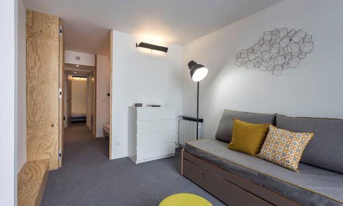 Arc-2000 Apartment | 10th floor, view mountain, balcony, tv, 56m², Les Arcs
