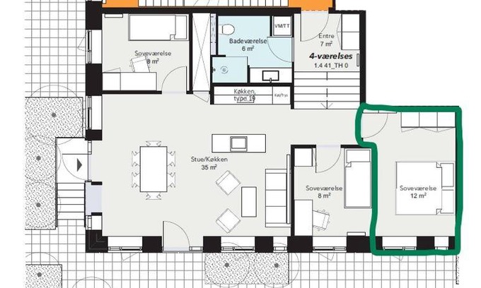 Orestad Apartment | 12 m² Apartment ∙ 1 bedroom ∙ 2 guests