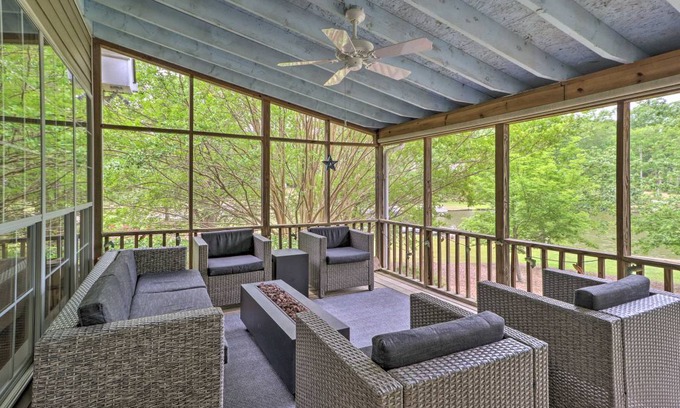 Lake Oconee Cottage | 166 m² Cabin ∙ 4 bedrooms ∙ 8 guests