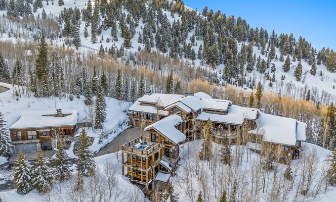 Park City House | 19,000 sq. ft Ski in/out Mountain Estate in The Colony. Hot Tub, Theater, Game Room.