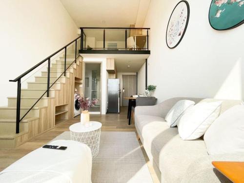 Phra Khanong Apartment | 1905Duplex One Bedroom Residence sukhumvit 87 BTS on nut