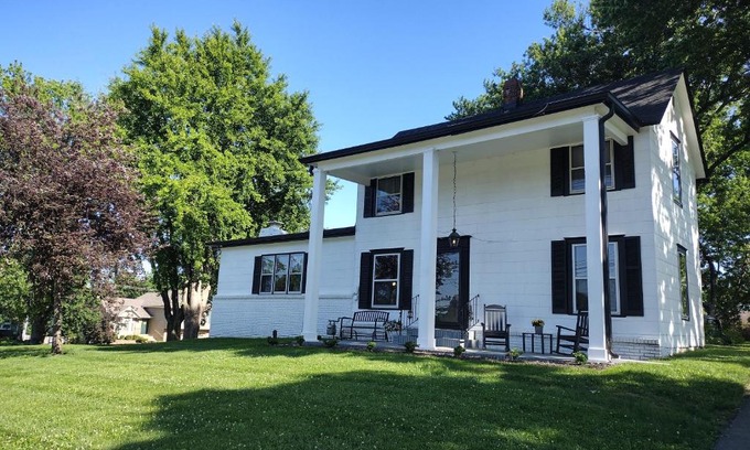 Merriam House | 1908 Modern Farmhouse on large private treed lot