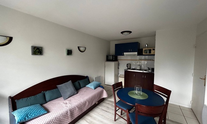 La Roche-Posay Apartment | 1BR with Pool, 200m from Thermes