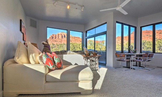 Sedona Apartment | 2 Acres and Red Rock Views Sedona Casita!