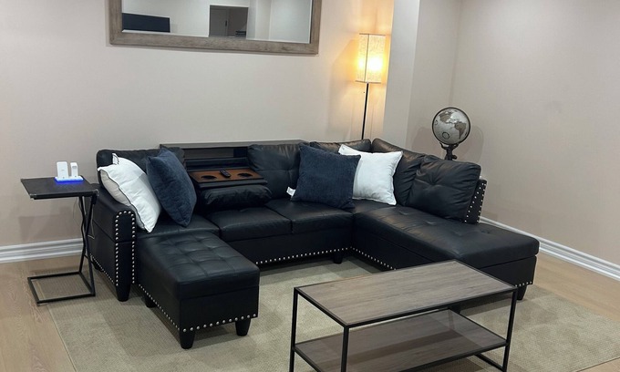 Brampton Apartment | 2-bedroom, 1-bathroom basement apartment, perfect for small families or couples.