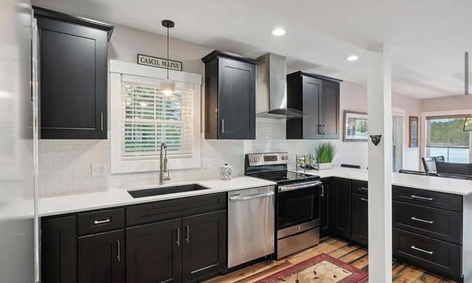 Casco House | 2-bedroom lake house on Coffee Pond in Casco with WiFi and loft