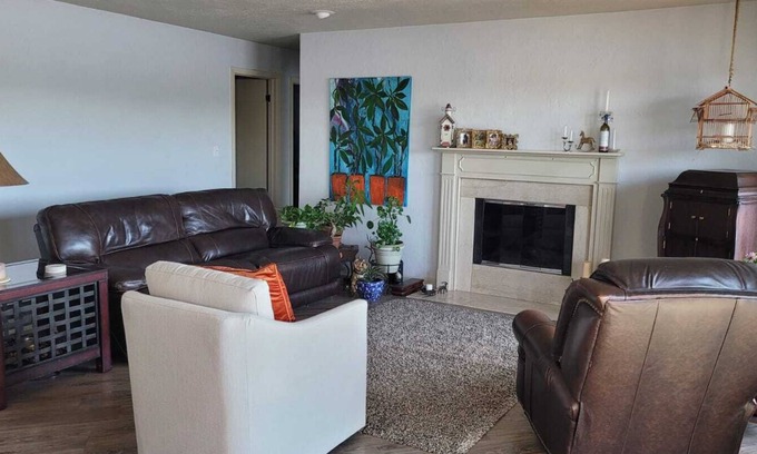 Rockford Condo | 2 bedroom River front condo, balcony with open view, fireplace and open space