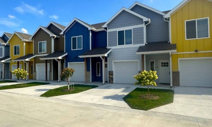 Council Bluffs House | 2 Beds + Custom Cabinets | Pet-Friendly