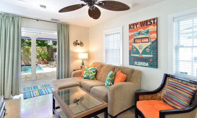 Old Town House | 2 BR Charmer w/Pool, Old Town, Key West - "A Stone's Throw"