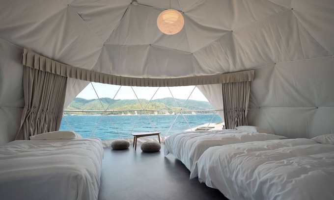 Ama RV Rental | 2 Geodome Breakfast included plan For 2 adult/Oki County Shimane