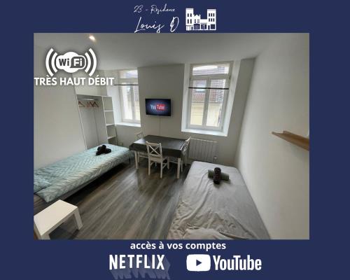 Bethune Apartment | 2 Le Nid Bleu Béthunois Cosy and Central