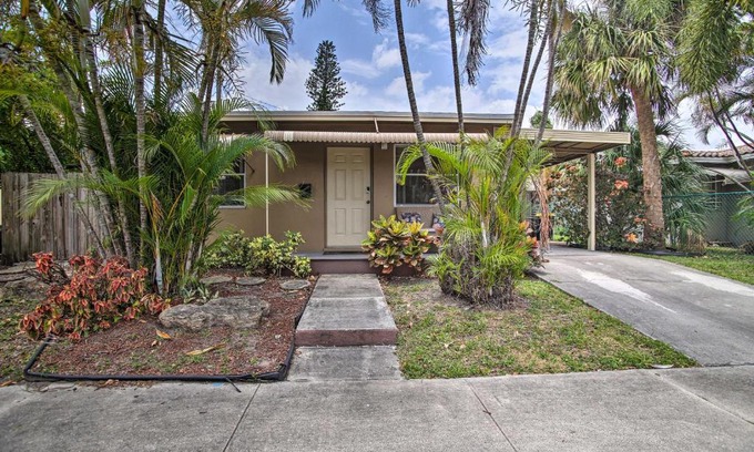 Dania Beach House | 2 Mi to Boardwalk Home with Grill in Dania Beach!