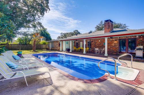 Mississippi City House | 2 Mi to Gulfport Beaches Poolside Paradise!