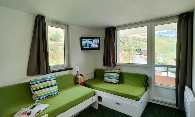 Reberty Apartment | 2 pièces, 4 pers, balcon sud, proche pistes et commerces, animaux ok - FR-1-178-48