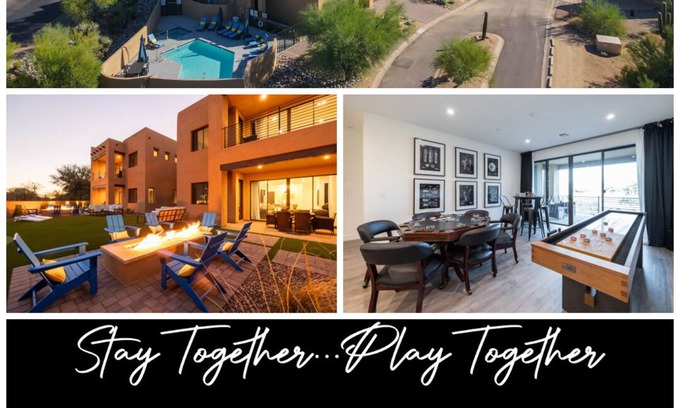 Troon North House | 2 Villas/20 Guests: Walk to Troon North Golf Club