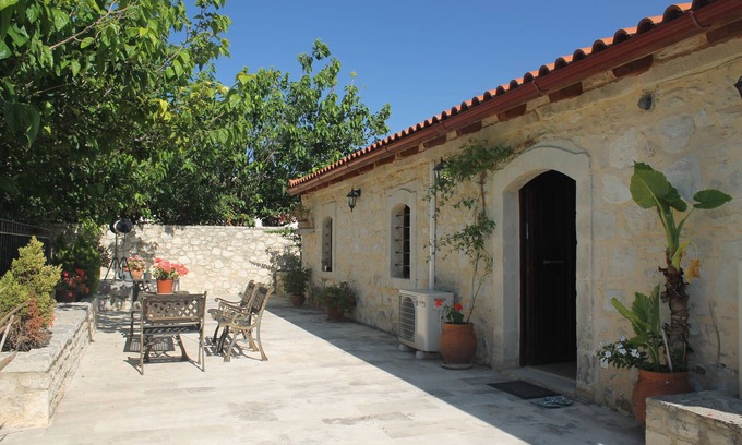 Melissourgakion Villa | 200 Year Old Converted Barn in mountain village location near to Panormo, Crete