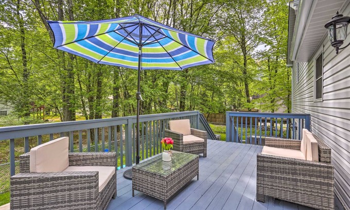 Pocono Summit Cottage | 213 m² Cabin ∙ 4 bedrooms ∙ 12 guests
