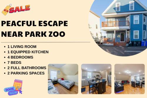 Dudley - Brunswick King Apartment | 233-3 - 4BR Boston - Peaceful Escape near Park Zoo