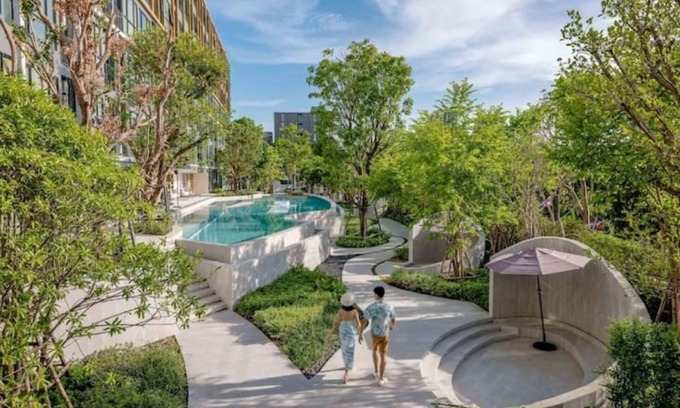 Bang Na Apartment | 27sq.m Olive Sky Apt. in Bangna @Si Iam MRT.