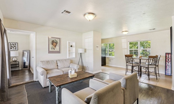 Central Oklahoma City Apartment | 2BR Family Getaway with WiFi + Smart TV | 15 Mins to OKC State Fair | #TA