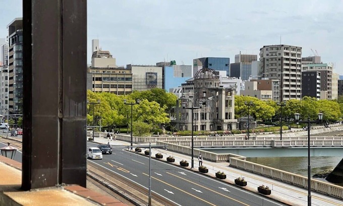 Hiroshima City Centre Apartment | 2BR good for 6PPL overlooking Peace Park w/WIFI!