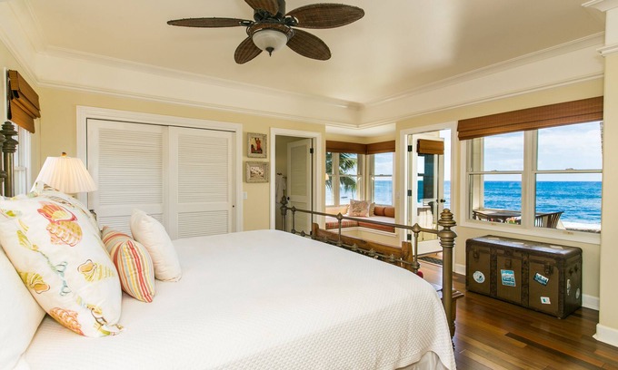 Poipu House | 2br Oceanfront Poipu Cottage w/AC by Alekona Kauai - TVNC 1120