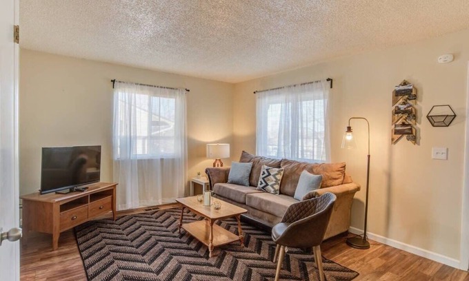 Colorado Springs Condo | 2BR | Parks | Private Deck With Mountain Views!