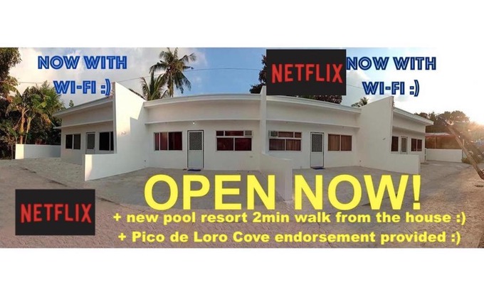 Nasugbu House | 2BR townhouses good for 12pax each & NETFLIX & 100Mbps WIFI & pool resort 2min walk & 3km outside Pico de Loro Cove & Calayo Cove - with Endorsement for Pico de Loro Cove good for 7 days & Boat-Tour & Island Hopping assistance