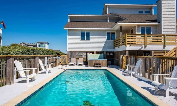 Ocean Hill House | 2Min Walk to Beach, Private Pool & Hot Tub!