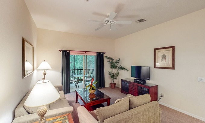 Bahama Bay Condo | 2nd floor condo w/shared pools, basketball court, near theme parks, sauna, gym