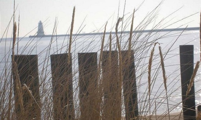 Ludington Condo | 3 Bedroom, 2 Bath Ground Level Condo with Walkout Access to Pool & Courtyard!