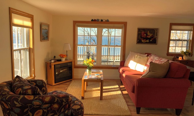 Long Island House | 3-bedroom coastal home on Long Island, Maine with water view.