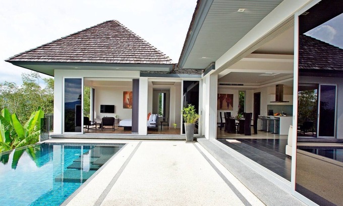 Choeng Thale Villa | 3 Beds Luxury Sea View Pool Villa