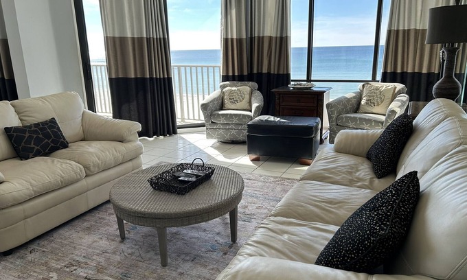 Panama City Beach Condo | 3 BR/3 BA Edgewater Beachfront Condo With Amazing Views!