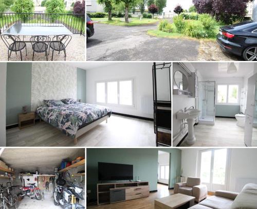 Thierville-sur-Meuse Apartment | 3 chambres - Très grand jardin privée - Terrasse Privée - Garage vélo et moto - Parking voiture privée dans la propriété - Géré par Presta-Zen'Services