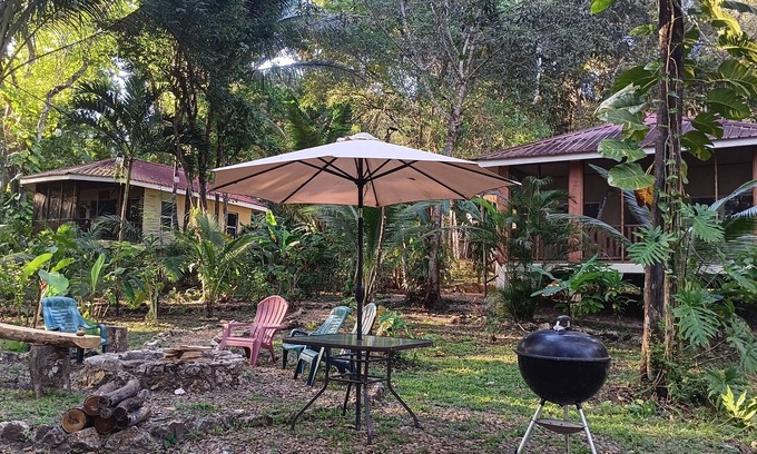 San Ignacio House | 3 Family Cottages -7 beds~AC~ Screened balcony~ Breakfast and dinner onsite.