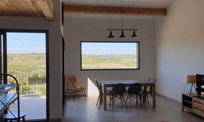 Tourbes House | 3- House with panoramic view of vineyards
