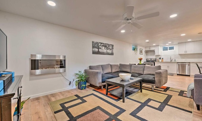 Club Crest House | 3 Mi to Olde Town Arvada Modern Duplex with Patio!