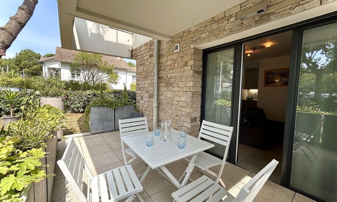 La Baule-Escoublac Apartment | 3-room apartment with private garden - La Baule Center
