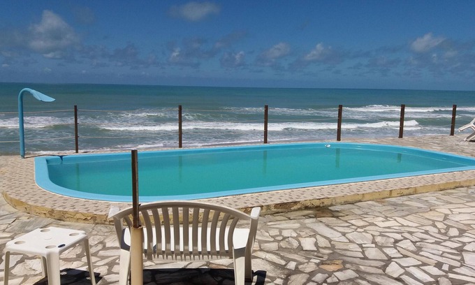 Barra Mar House | 3 suites and pool in condo foot in the sand w / ocean views Beach Barra Mar