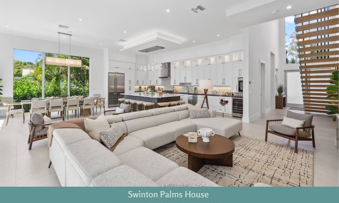 Delray Beach House | 337 New Luxe Modern Villa + Private Guest House | Walk to the Ave & Beach!