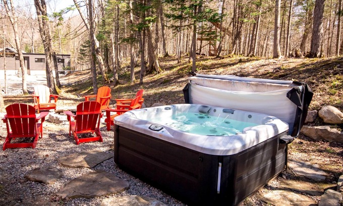 Lac Superieur Village Ski Chalet | 3BDRM Zen Private Chalet - Spa/Firepit/Ski, 3BDRM Zen Tremblant Chalet - Ski/Hike/Swim
