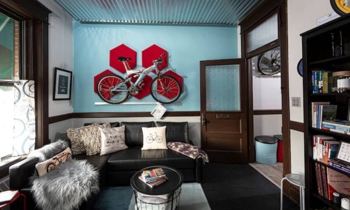 Crosby Condo | 3BR MTB Themed Loft/Main Street Crosby with Indoor Bike Storage